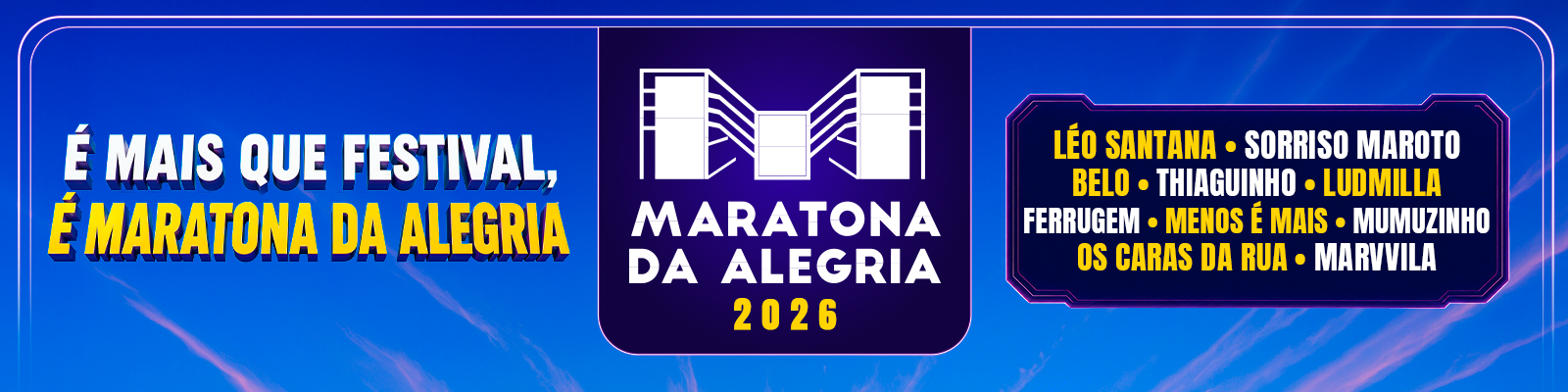 MARATONA DA ALEGRIA 2026